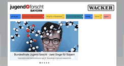 Desktop Screenshot of jugend-forscht-bayern.de