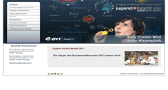 Desktop Screenshot of 2011.jugend-forscht-bayern.de